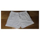 Pair of White Denim Shorts Sz 4