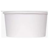 (1) Case Karat 6 oz Paper Food Container White