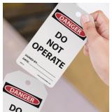 (1) Pack of (25) Danger Do Not Operate Tags