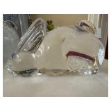 Clear Glass Rabbit