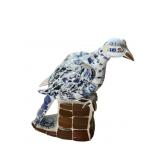 VTG Bird Sculpture Chinese Porcelain Shards