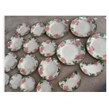 (32)Pcs Franciscan Desert Rose Plates & Cups