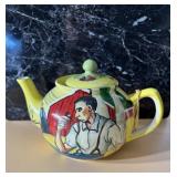 Kitchen Basics Ceramic 6 Cup Tea Pot Hand Painted