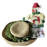 Christmas Morning Gift Bottle Cover & Hat