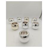 (8) Metal Votive Candle Holders