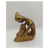 Bronze Woman Statue 8" Tall