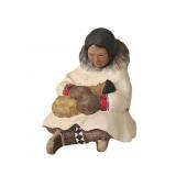 C. Alan Johnson Inuit Native Alaskan Figurine