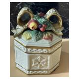 Fitz & Floyd Classics Christmas Gift Trinket Box