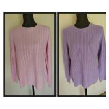 (2) Anne Klein Cashmere Sweaters L/XL