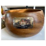 1980 Waialae Country Club Wooden Serving Bowl