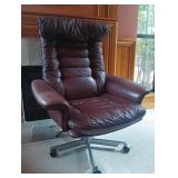 Red Leather Office chair