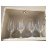 (11) Crackle Glass Water Cups