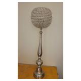 Accent Candle Holder with Faux Crystals 37in Tall