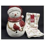 Christmas Jar & Kitchen Towel