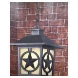 Portfolio Outdoor Hanging Lantern Tea Stained