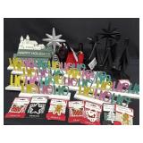 Christmas Stands, Metal Decor, Presents Toppers