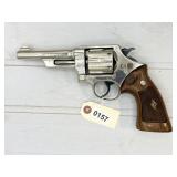 S&W 6-shot 38Spl revolver, s#14615, butt plate