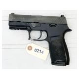 Sig Sauer P320 9mm pistol, s#58C368078 -