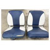 NO SHIPPING: pair boat seats