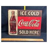Coke sign, reproduction