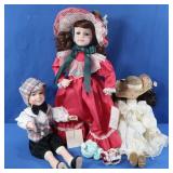 Porcelain Dolls-Design Debut, numbered & more