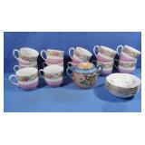 12 Germany Teacups, 5 Bowls & more
