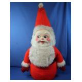 Vintage Plush Santa-plastic face