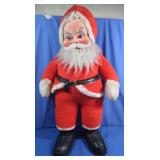 Vintage Plush Santa w/Rubber Face