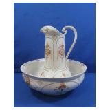 "Devonware" England 1909 Art Nouveau Pitcher &