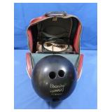 Vintage Bowling Ball, Shoes & Case