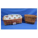 1992 Longaberger Dresden Basket w/Tag & Liner,