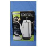 NIB Presto 12 cup Stainless Coffee Maker