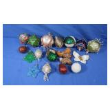 1970s Vintage Push Pin & Beaded Ornaments