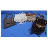 4 Leather Handbags & Shoulder Bags