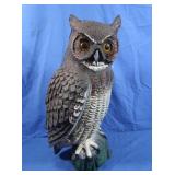 Plastic Owl Decoy