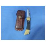 Vintage Case XX 59L Knife w/Leather Sheath