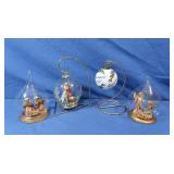 Glass Christmas Ornaments w/Hangers