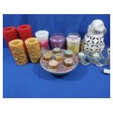 New Jar Candles, 4 Battery Candles, Tealight