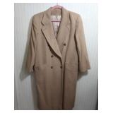 1 Camel Hair Long Tan Coat-L/XL