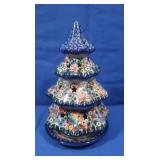 Unikat Handmade Polish Pottery-Christmas Tree