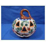 Unikat Handmade Kalich Polich Pottery Pumpkin