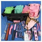 Pink Homeowners Basic Tool Kit