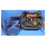 NWT Dooney & Bourke Black Tear Drop Hobo Bag