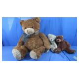 Gund Teddy Bear 36" & 2 Boyds Bears