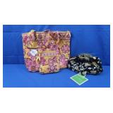 New Vera Bradley-Villager, Glass Case, Cosmetic