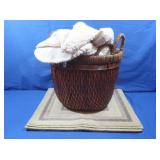 2 Nesting Baskets, Rug, Blanket