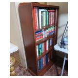 Solid Wood Bookshelf & all Books/Contents