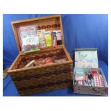 Office Supplies, Wicker Basket 14.5x21x16"