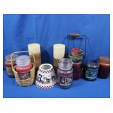 Candles-Yankee, Old Glory & more Incl Battery Op