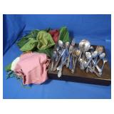 Silverplated Steel Silverware, Storage Box,